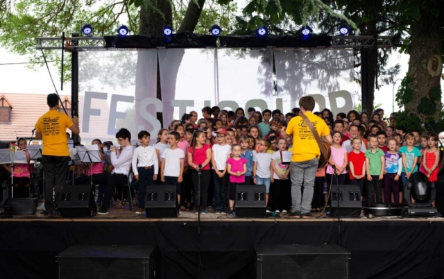 Concert Chorale des écoles à Festicolor 2018 © Q.Viel