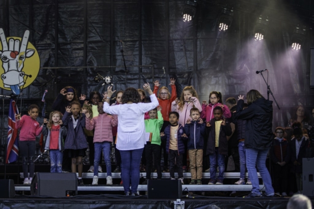 Concert Chorale des écoles à Festicolor 2024 © Forumdephotos